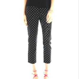 Liz Claiborne Emma Classic Black & White Ankle Cropped Pants EUC